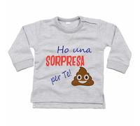 Felpa neonato ho una sorpresa per te