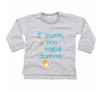 Felpa neonato non voglio dormire