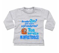 Felpa neonato pronto zio? puoi venire a prendermi? tua sorella mi infastidisce