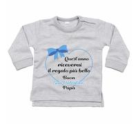 Felpa neonato quest'anno riceverai il regalo più bello buon san valentino papà