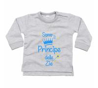 Felpa neonato sono il principe delle zie