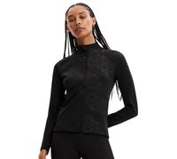 Felpa nera elasticizzata Desigual Rock Sports da donna M