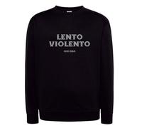 Felpa Nera Gigi d'agostino lento violento d'ag musica con cappuccio o girocollo