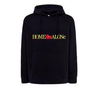 Felpa Nera Home Alone con Cappuccio o Girocollo Mamma ho perso l'aereo Anni 90