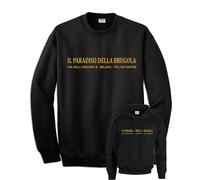 Felpa nera il paradiso della brugola tre uomini e una gamba unisex idea regalo
