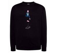 Felpa nera Ronaldo il Fenomeno tifoso INTERISTA Luis con Cappuccio o Girocollo