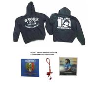 felpa nera stadio fan di maradona maglia napoli buitoni ROB