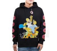 Felpa Nera The Simpsons Donut Love Affair