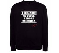 Felpa nera T'immagini se VASCO rossi concerto blasco rock Cappuccio o Girocollo