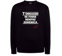 Felpa nera T'immagini se VASCO rossi concerto blasco rock Cappuccio o Girocollo