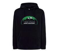 FELPA nera Twin Peaks Sheriff Department DAVID LYNCH cinema cappuccio girocollo