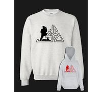 Felpa nera VASCO rossi concerto blasco musica rock con e senza cappuccio grigia