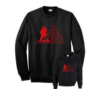 Felpa nera VASCO rossi musica rock con e senza cappuccio nera rosso concerto