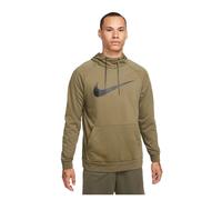 Nike Felpa Fitness Dri-Fit con Cappuccio Dry Graphic - Uomo, Medium Olive/Black, CZ2425-222, L