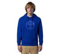 Felpa North Sails 691223 Hoodie Uomo Cotone Blu
