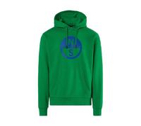 Felpa North Sails 691223 Hoodie Uomo Cotone Verde