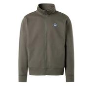 Felpa North Sails Basic Sweatshirt Full Zip Uomo Cotone Grigio