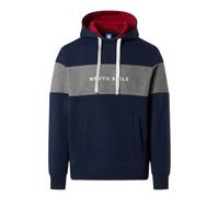 Felpa North Sails Central Strip Sweatshirt Hoodie Uomo Cotone Verde Militare