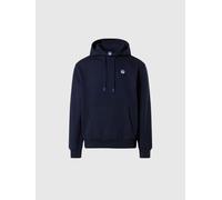 Felpa North Sails Classic Basic Hoodie Con Cappuccio Uomo Cotone Blu