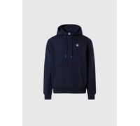 Felpa North Sails Classic Basic Hoodie Con Cappuccio Uomo Cotone Blu