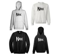 FELPA NOX Harry Potter nera o grigia con e senza cappuccio unisex fantasy LUMOS