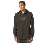 Felpa Oakley Teddy Full Zip New Dark Brush-Nero S Nero