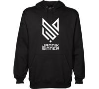 Felpa official di JANNIK SINNER con logo bianca o nera uomo donna bambino unisex