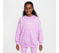 Felpa oversize a girocollo Nike Club Fleece - Ragazza - Viola XS