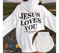 Felpa oversize comoda, versatile, con cappuccio, comoda, imbottita in cotone, con spalle scese, stile preppy, casual e minimalista, per ragazzi/ragazze, stile creativo, stile streetwear per bambini, d