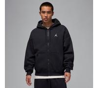 Felpa oversize con cappuccio e zip a tutta lunghezza Jordan Brooklyn Fleece - Uomo - Nero M