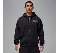 Felpa oversize con cappuccio e zip a tutta lunghezza Jordan Brooklyn Fleece - Uomo - Nero M