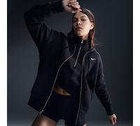 Felpa oversize con cappuccio e zip a tutta lunghezza Nike Phoenix Fleece - Donna - Nero S (IT 40-42)