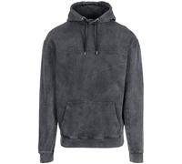 GORILLA WEAR Crowley Uomo Felpa con cappuccio oversize - Washed Grau | Gorilla Wear L