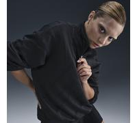 Felpa oversize confortevole con zip a 1/4 e logo Nike Collection - Donna - Nero M (IT 44-46)