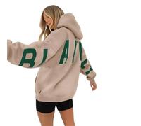 Felpa oversize cristiana pesante fede, per uomini e donne, Gesù Dio Bibbia Versi religiosi grafica pullover top, felpa con cappuccio ispiratrice, Fiore verde, S