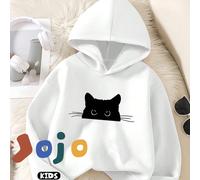 Felpa oversize curva, comoda, con spalle scese, foderata in cotone, stile creativo, casual e minimalista, per ragazzi/ragazze, versatile, con cappuccio, scollo tondo, vestibilità ampia, stile street, 