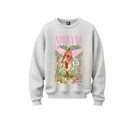 Felpa Oversize Donna Nirvana - Licenza Ufficiale