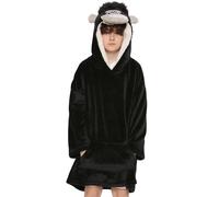Felpa Oversize Per Bambini Con Tasca A Canguro ANIMAL E Coperta In Pile