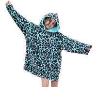 Felpa Oversize Per Bambini Con Tasca A Canguro ANIMAL E Coperta In Pile