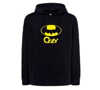 Felpa Ozzy pipistrello Nera Cappuccio o Girocollo felpata Osbourne rock metal