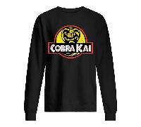 Felpa paricollo unisex con stampa COBRA