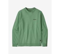 Patagonia - Felpa girocollo - Fitz Roy Icon Uprisal Crew Sweatshirt Ellwood Green per Uomo in Cotone - Taglia L - Verde