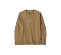 Felpa Patagonia M's '95 Oval Logo Uprisal Crew Sweatshirt (Bobcat Brown) Uomo S