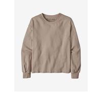 Felpa Patagonia Regenerative Organic Certified Cotton Essential beige donna - XL