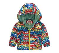 Felpa per Bambini a Maniche Lunghe con Zip per Neonati, Neonati, Bambini, Ragazzi E Ragazze, Pullover con Stampa,Felpa Leggera Bambini,Giubbotto Neonata Antivento,Giacca a Vento (02-Red, 2-3 Years)