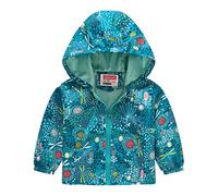 Felpa per Bambini a Maniche Lunghe con Zip per Neonati, Neonati, Bambini, Ragazzi E Ragazze, Pullover con Stampa,Felpa Leggera Bambini,Giubbotto Neonata Antivento,Giacca a Vento (03-Green, 2-3 Years)