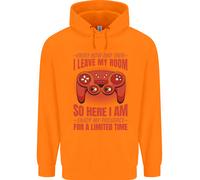 Felpa Per Bambini Antisocial Gamer Gaming Lascia La Mia Stanza