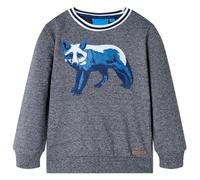 Felpa per Bambini Blu Marino Mélange 104