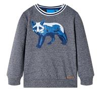Felpa per Bambini Blu Marino Mélange 104