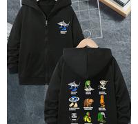 Felpa per bambini Brainrot Italy, lavabile in lavatrice, felpa casual per bambini dai 6 ai 12 anni, felpa per bambini, abbigliamento casual per bambini all'aperto, abbigliamento comodo per bambini 6Y,